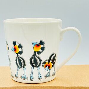 EMU bird Coffee Tea Mug Cup "Where's Stripey?" Wendy Binks Australia Mint #2